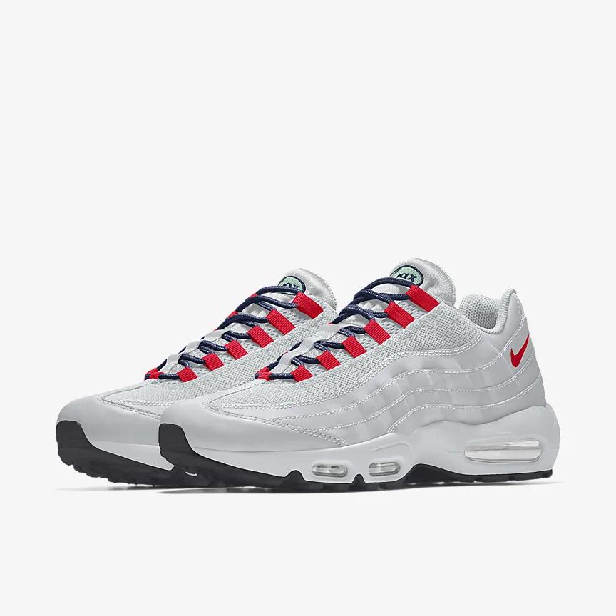 Giày Nike Air Max 95 By You Nữ Trắng Hồng 